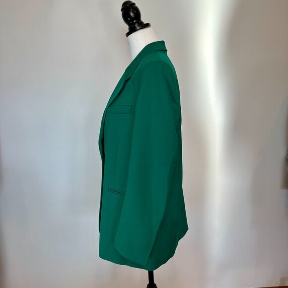 🎉NWT!🎉 H&M Green blazer size medium - Picture 2 of 5
